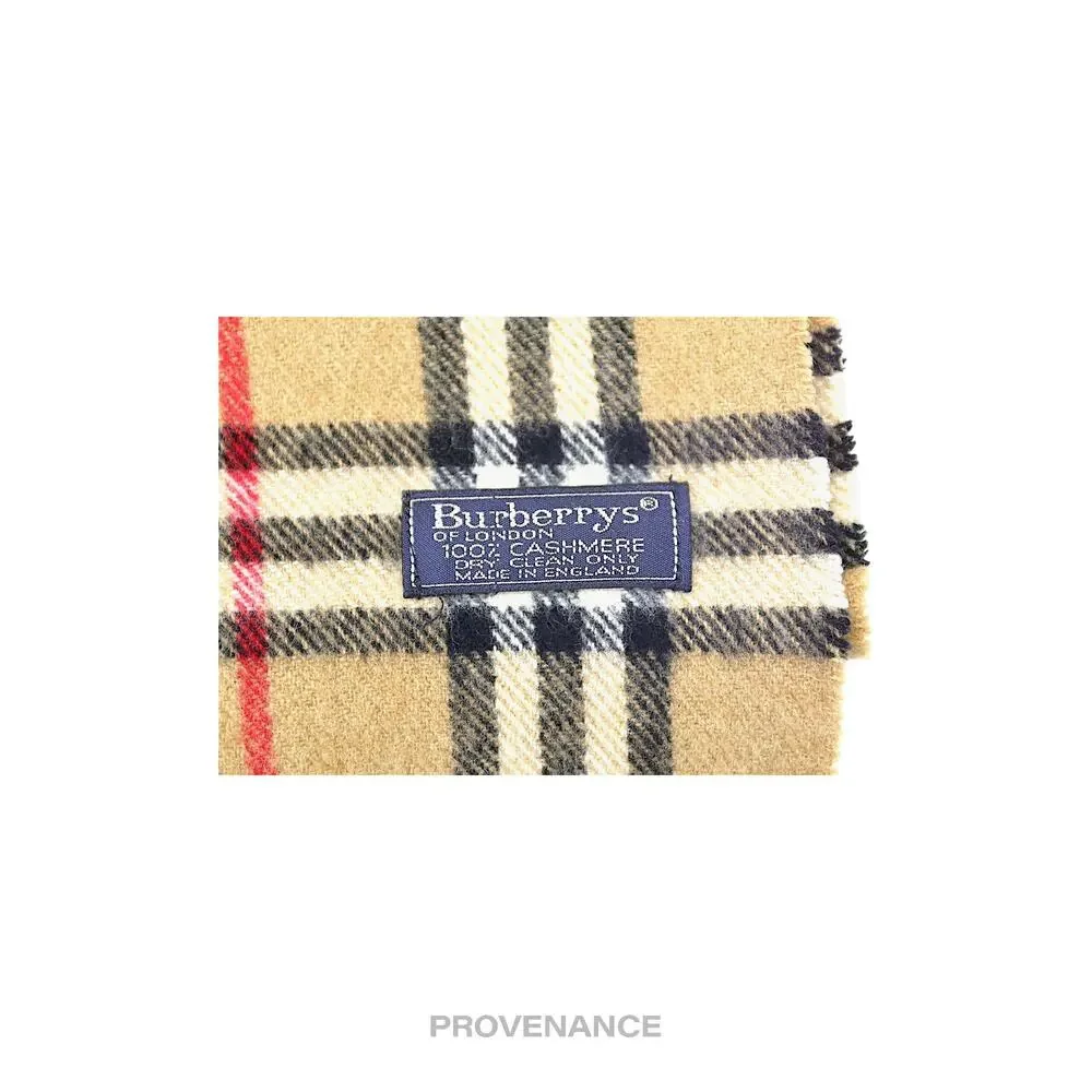🔴 Burberry Scarf - Nova Check Cashmere